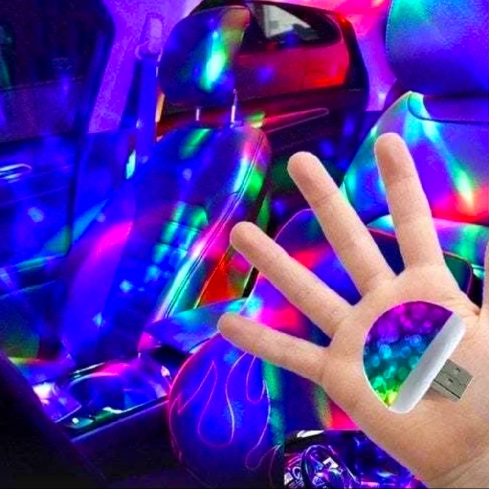 Sound Control car interior magic light display